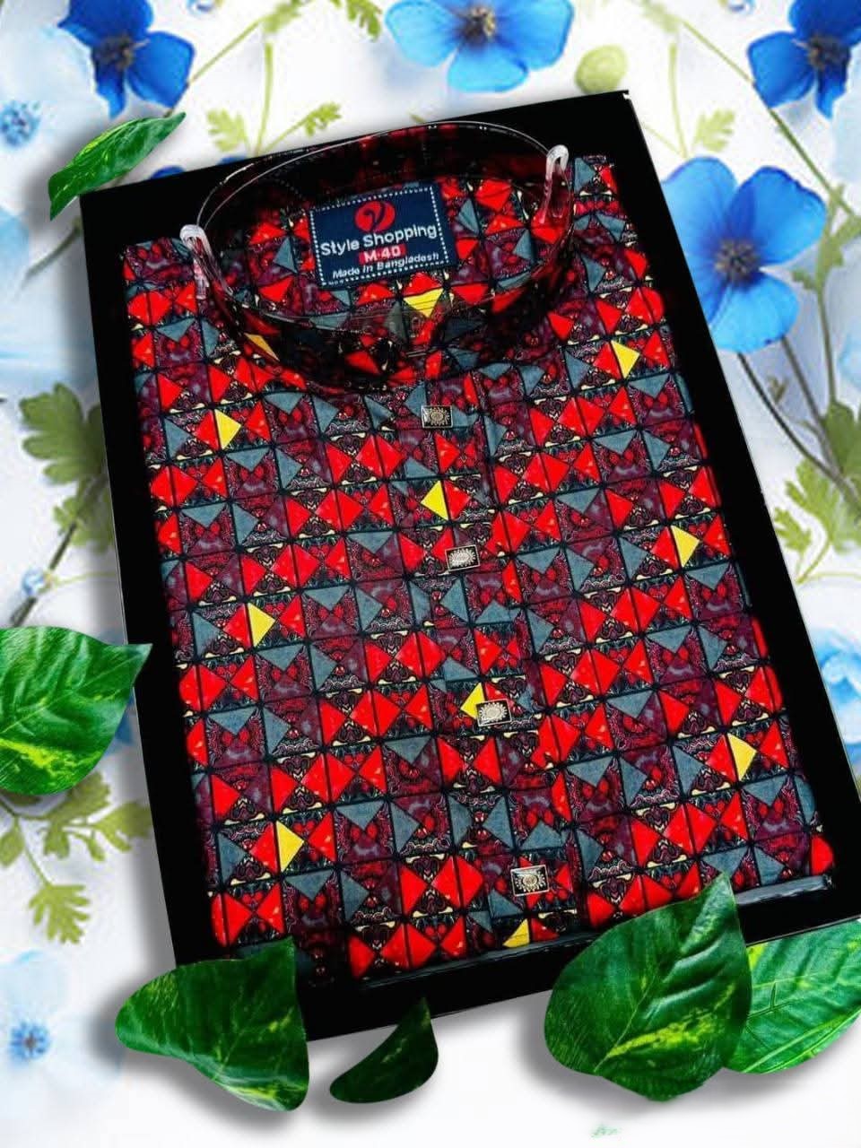 Digital Print Red
